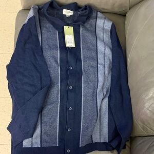 Goodfellow & Co Navy and Light Blue Cardigan